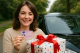 Een feestelijk cadeau voor het behalen van je rijbewijs